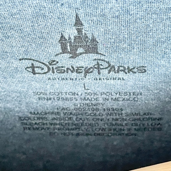 Disney Parks “I’ll Do It Tomorrowland” Graphic Blue T Shirt Adult size Large - Picture 4 of 4